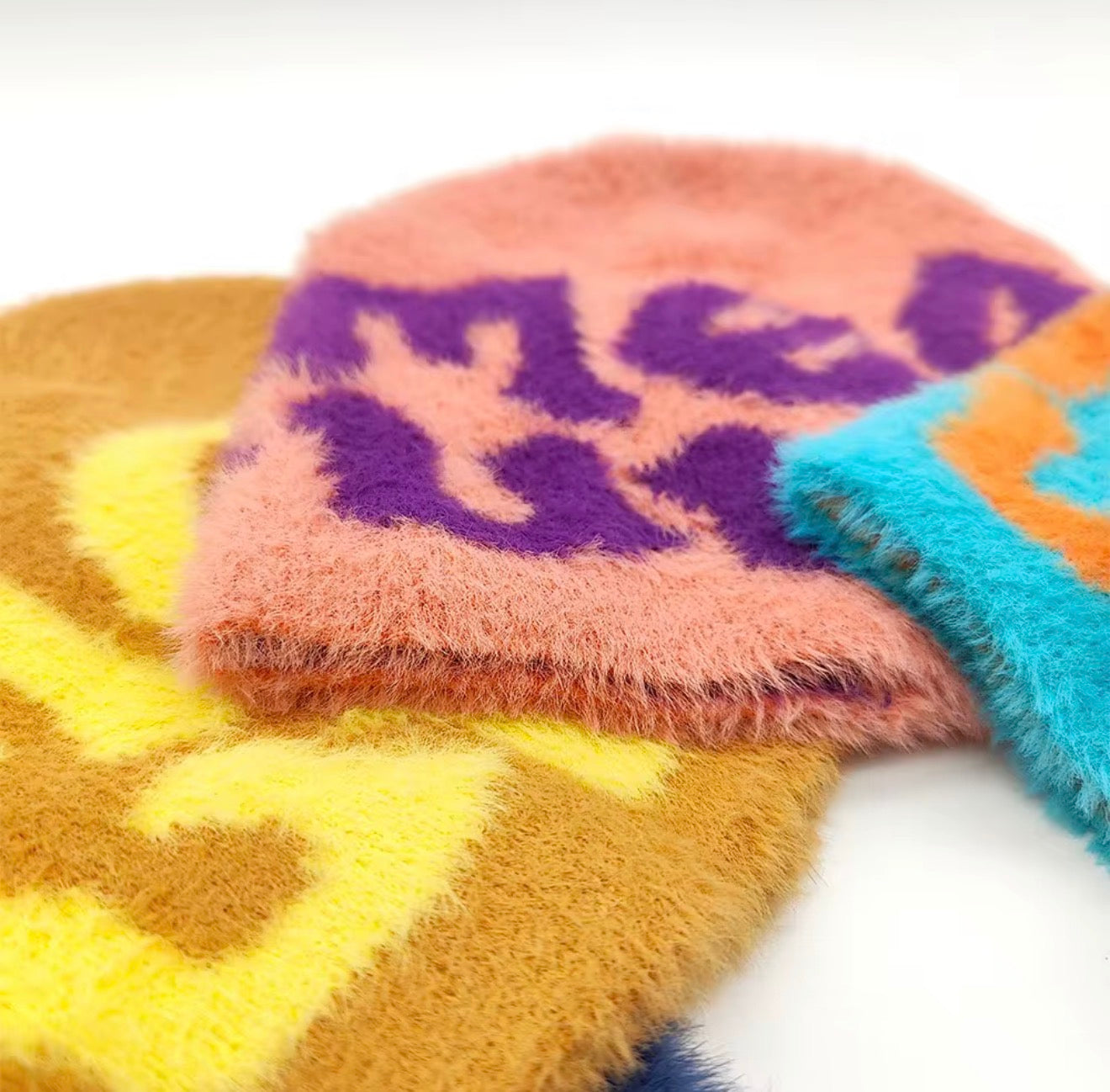 Fuzzy Mea Culpa Beanies