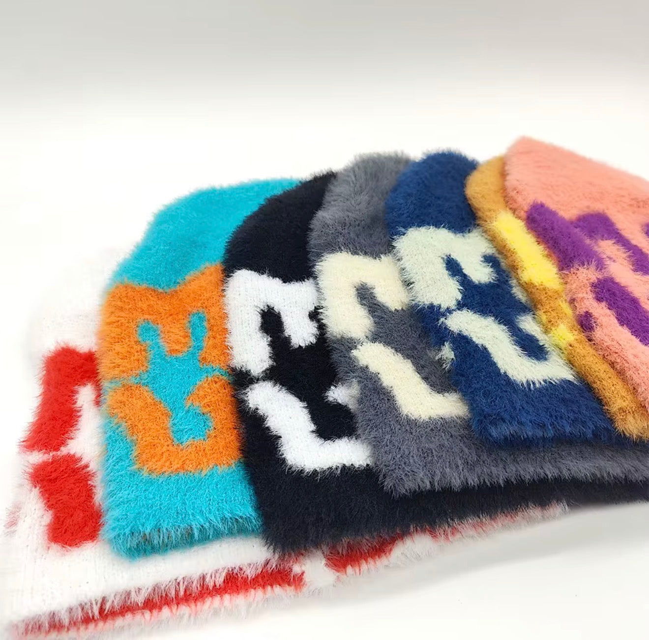 Fuzzy Mea Culpa Beanies