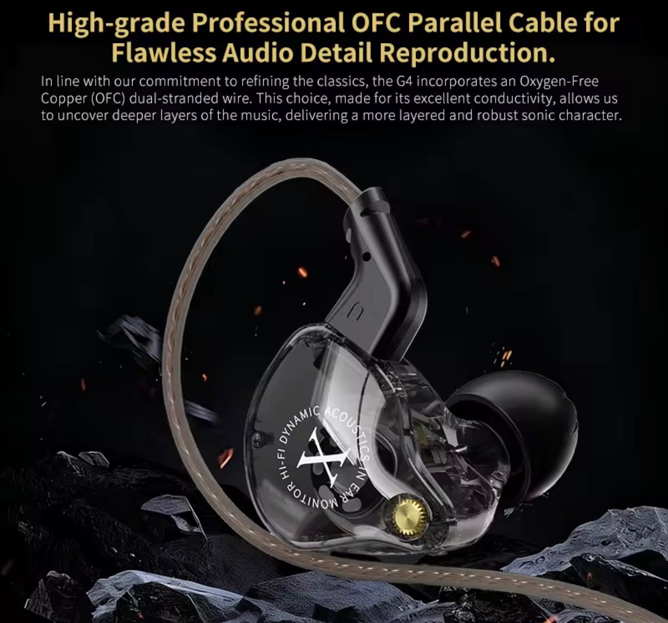 Crystalline High grade earbuds