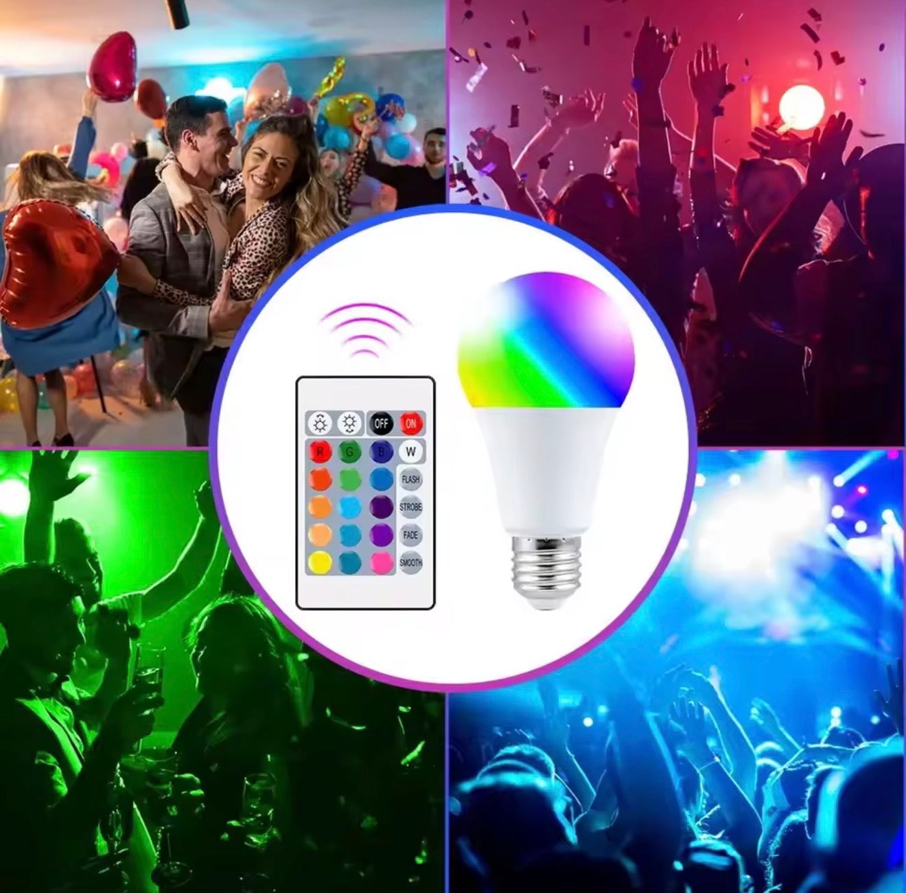 RGB Bulb LED Multicolor Bulb